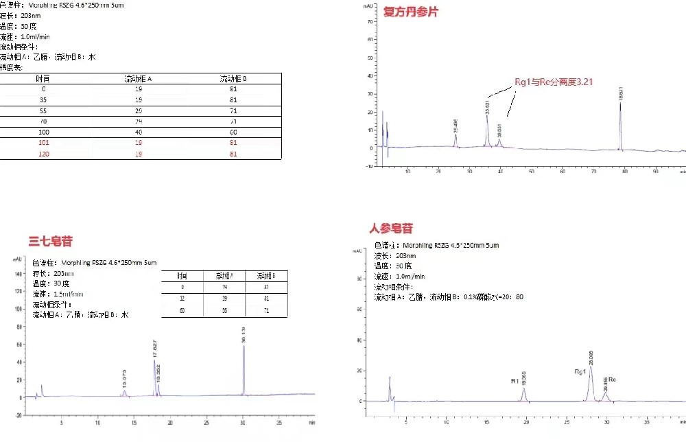 人参皂苷专用柱
